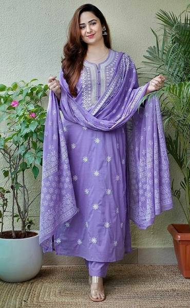 BAHUBALI CREATION Self Design Kurta, Legging & Dupatta Set