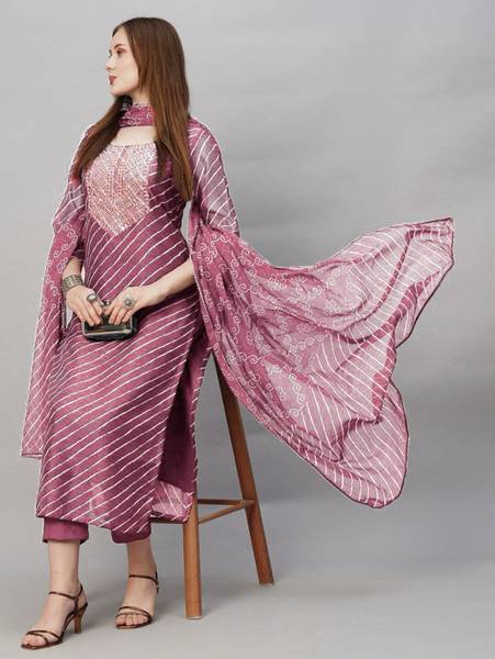 Tabahi Embroidered Kurta, Trouser/Pant & Dupatta Set