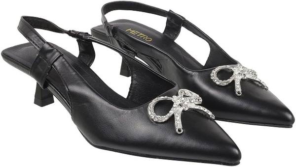 METRO Women Black Heels Price History