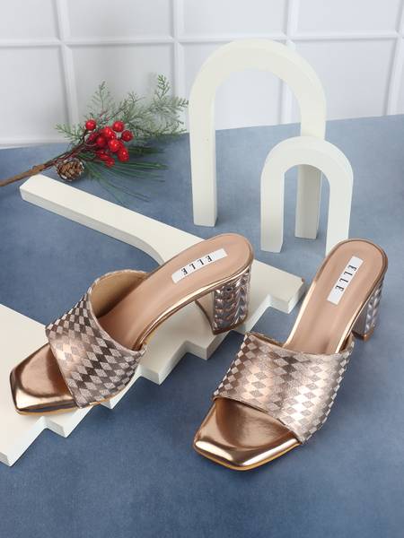 Elle Women Gold Heels