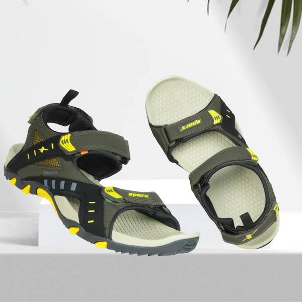 Sparx sandals best sale yellow