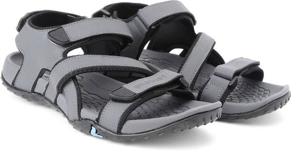 Wildcraft Zemu+OpenToe Men Grey Sports Sandals