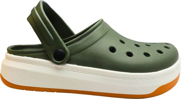 cloudart Men Green Clogs