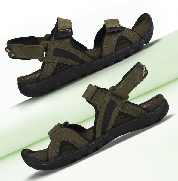 WOODLAND Men Green Sandals Price History