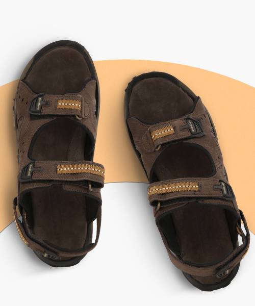 WOODLAND Men Brown Sports Sandals Price History