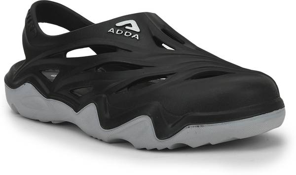 Adda Men Black Clogs
