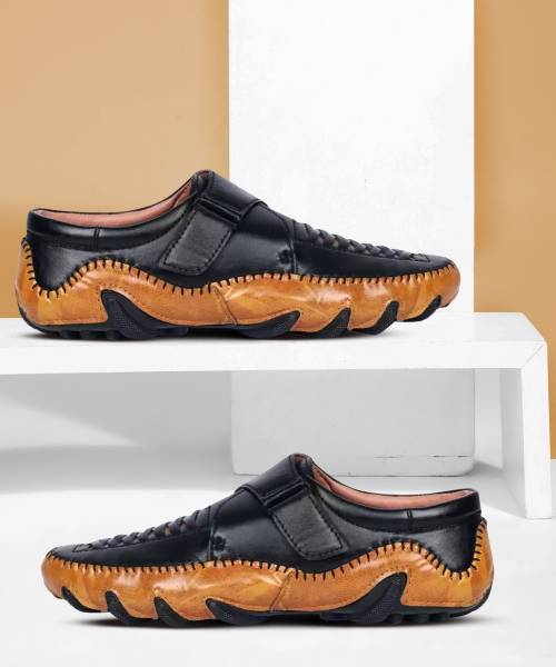 Resnap Shoe Zone Men Black Sandals Price History