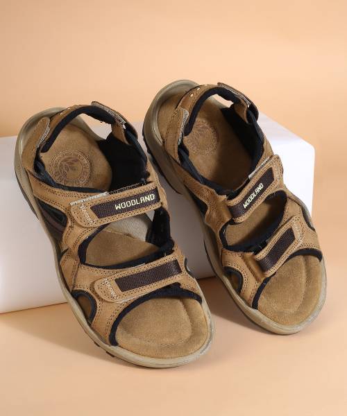 WOODLAND Men Camel Sandals Price History