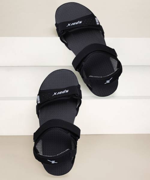 Sparx Men Black Grey Sandals Price History