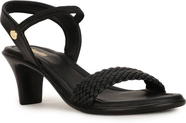 Bata black heels sandals hot sale