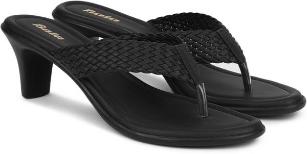 Bata women clearance black heels