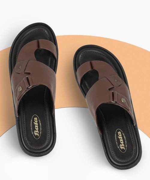 Bata men brown sandals hot sale