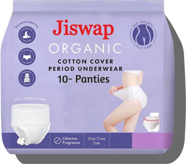 Jiswap Disposable Period Panties , Heavy Flow Disposable Overnight Panties  (L-XL) Sanitary Pad - Price History