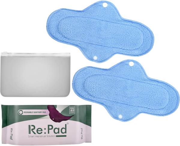 Re:pad Reusable Pads,2 Maxi and 2 Super Maxi Pads Sanitary Pad