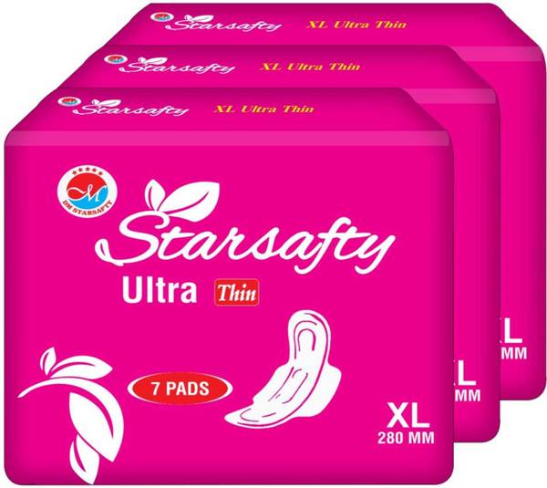 DM STARSAFTY Ultra Thin With Wings XL(73)-21 Sanitary Pad