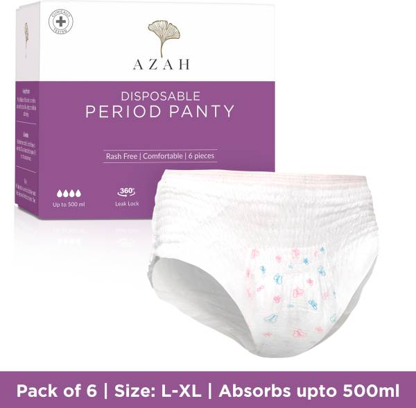 AZAH Disposable Period Panties For Post Delivery, 360 Degree Leak-Proof