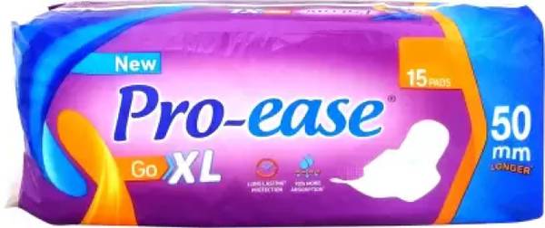 Pro-ease ease sanitary pads XL size 15 pics (pack of 1) Sanitary Pad