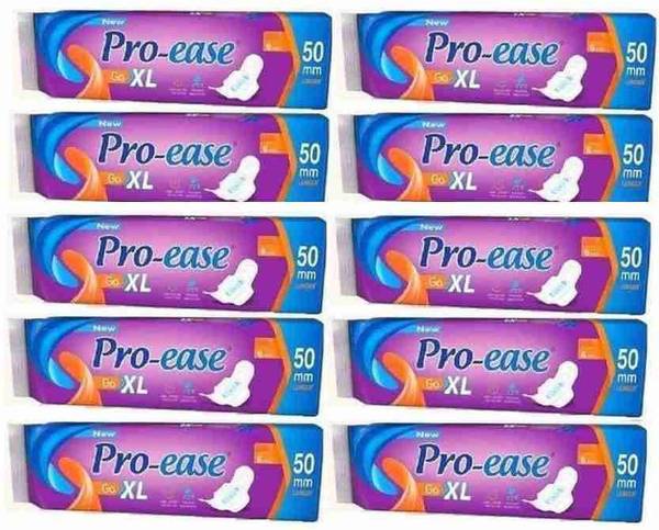 Pro-ease Day & Night Combo Big Pack 10 Sanitary Pads 6*10 pics Sanitary Pad