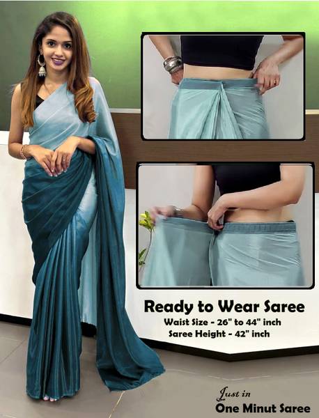 Riddhi textile Hub Dyed Bollywood Chiffon Saree
