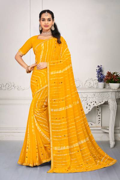 Laxmipati Sarees Printed Daily Wear Chiffon Saree