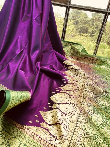 DORA SILK Woven Kanjivaram Art Silk Saree