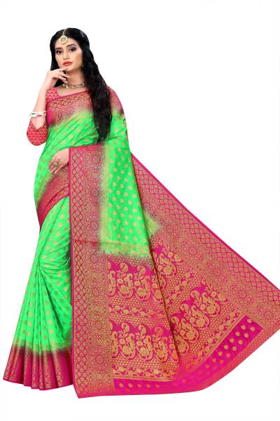 ANISSA SAREE Woven Banarasi Art Silk Saree