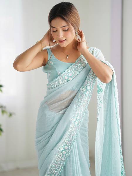 ANOUK Embellished Bollywood Georgette Saree