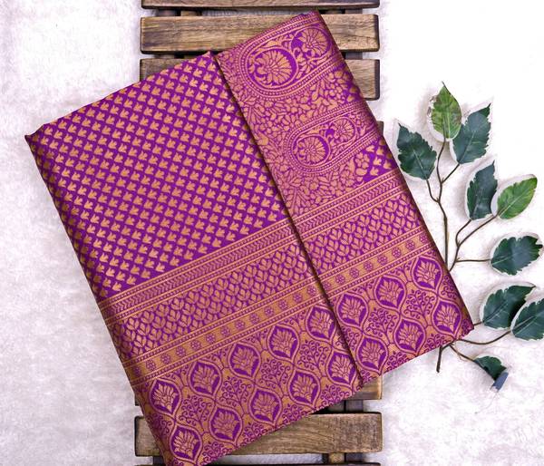 blazik Woven Kanjivaram Jacquard Saree