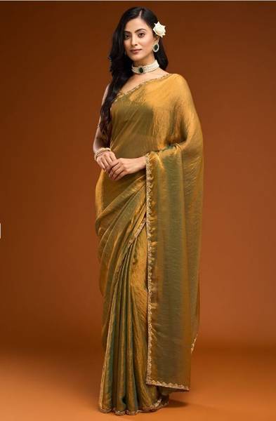 Sareezaa Embellished Bollywood Silk Blend Saree