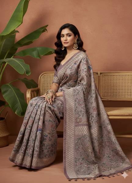 Kanhiyasaree Embellished, Tie-Dye Bollywood Cotton Blend, Muslin Saree
