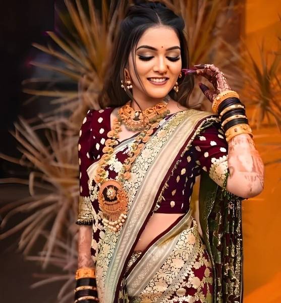 SHREE SANT SAREES Woven Banarasi Art Silk Saree