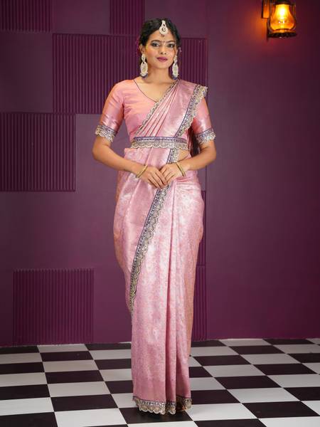MIMOSA Woven Banarasi Art Silk Saree
