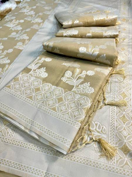 Banaras silk palace Woven Banarasi Cotton Silk Saree