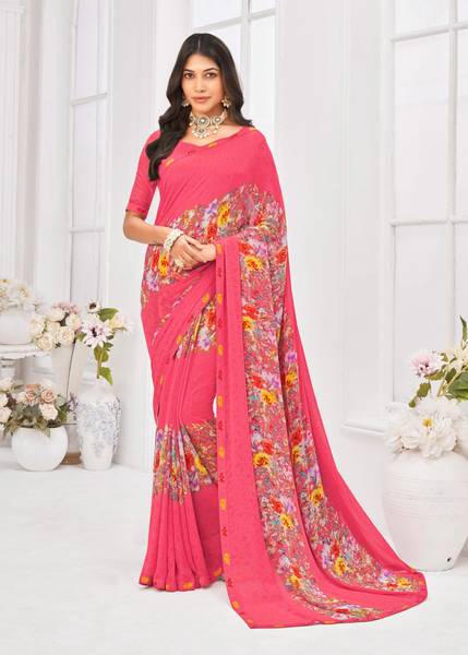 Laxmipati sarees Printed Daily Wear Georgette Saree