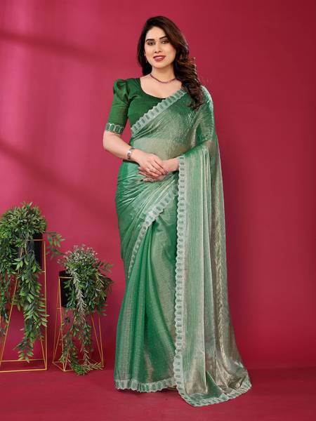 kashvi sarees Embellished Bollywood Jimmy choo, Tissue Saree