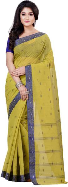Ruuprekha Woven Tant Pure Cotton Saree