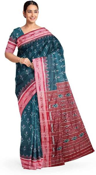 Odiasfirst choice saree Woven Sambalpuri Pure Cotton Saree