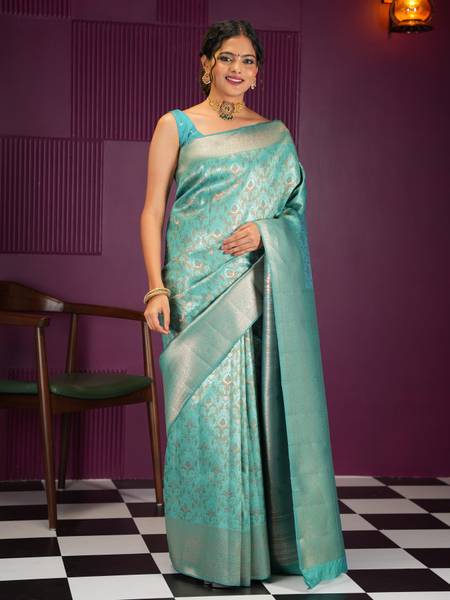 MIMOSA Woven Kanjivaram Art Silk Saree