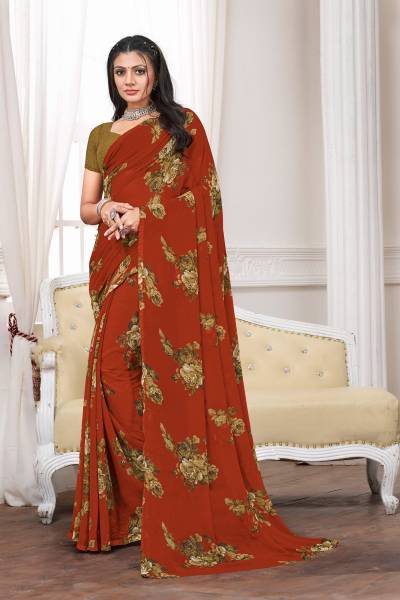 Laxmipati Sarees Printed Bollywood Georgette Saree