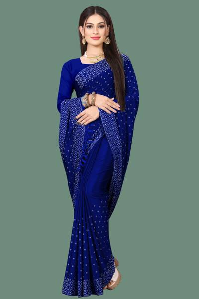Madhavsaree Embellished, Woven Bollywood Georgette, Chiffon Saree