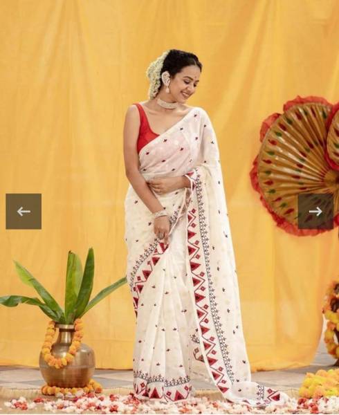 Lakshmi Boutique Woven Bollywood Cotton Blend Saree
