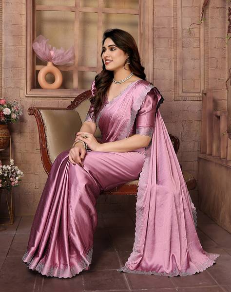 YASHIKA Woven Bollywood Satin Saree