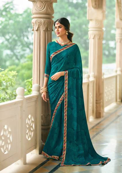 Laxmipati Sarees Printed Bollywood Georgette Saree
