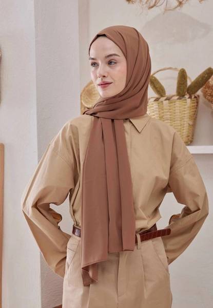 URSHIA Solid Georgette Women Scarf