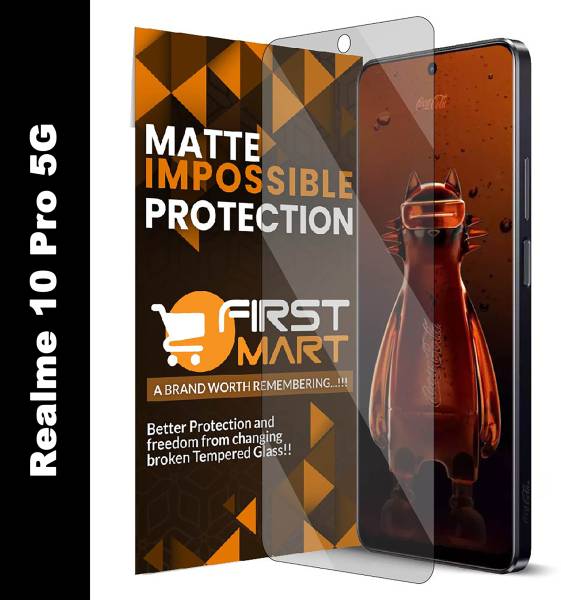 FIRST MART Tempered Glass Guard for Realme 10 Pro 5G (Coca Cola Edition), Realme 10 Pro 5G, Realme 10 Pro 5G Coca cola