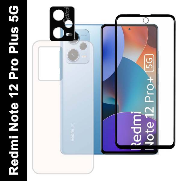 Systek Front and Back Tempered Glass for Redmi Note 12 Pro Plus 5G, Redmi Note 12 Pro Plus