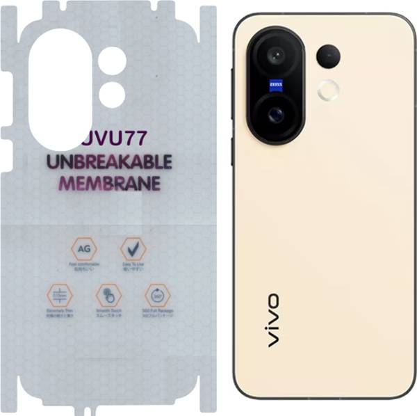 yuvu77 Back Screen Guard for VIVO X200 FE 5G, Membrane with 360 coverage