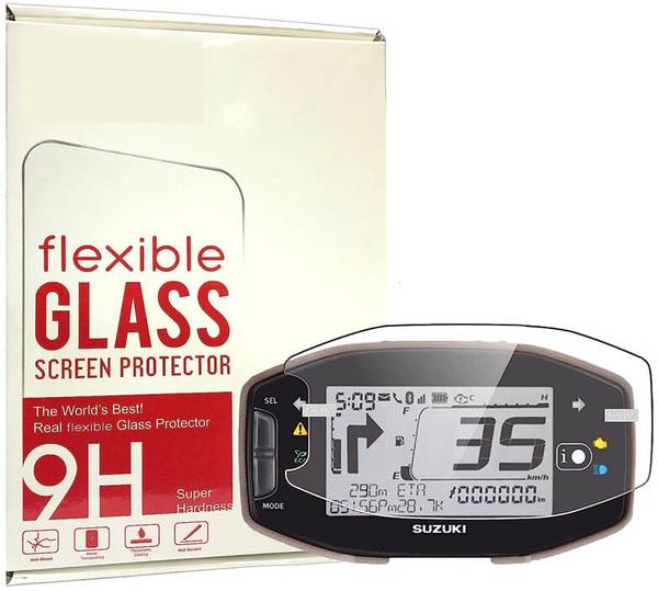 S9HUB Edge To Edge Screen Guard for Suzuki Access 125 / Avenis/Burgman Street Scooter's Speedo Meter Panel Display (Crystal Clear)