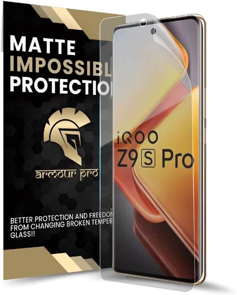 ArmourPro Edge To Edge Screen Guard for IQOO Z9s Pro 5G, IQOO Z9s Pro, IQOO Z9s 5G, IQOO Z9s, 4 Layer Unbreakable Membrane with Easy Installation