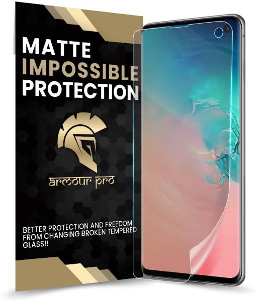 ArmourPro Edge To Edge Screen Guard for Samsung Galaxy S10 Plus, Samsung S10, 4 Layer Unbreakable Membrane with Easy Installation